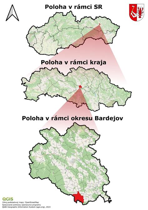 Mapa regiónu so vyznačenými obcami Tročany, Raslavice a Kobylany