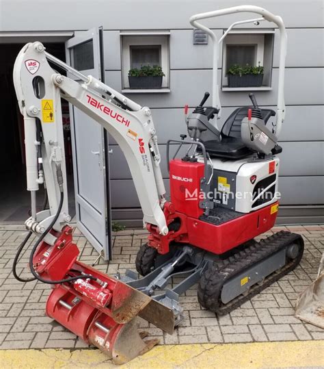 Minirýpadlo Takeuchi v akcii