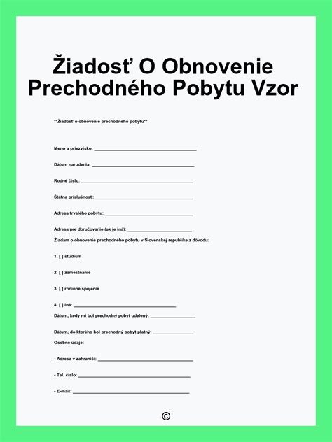 Symbol prechodného pobytu