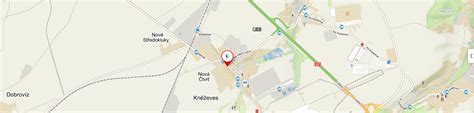 Mapa obce Bidovce s vyznačenými lokalitami