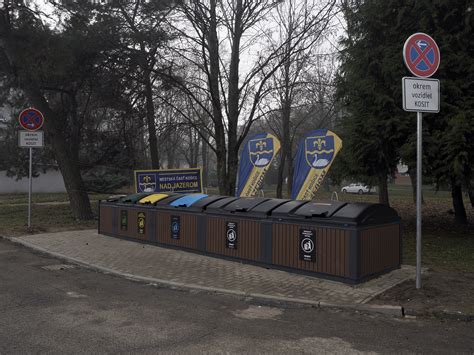 Vizualizácia umiestnenia polopodzemných kontajnerov