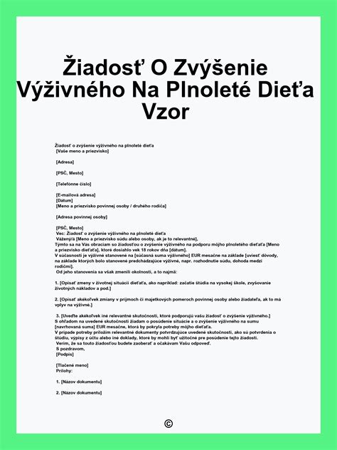 Infografika znázorňujúca postup pri podaní návrhu na zvýšenie výživného