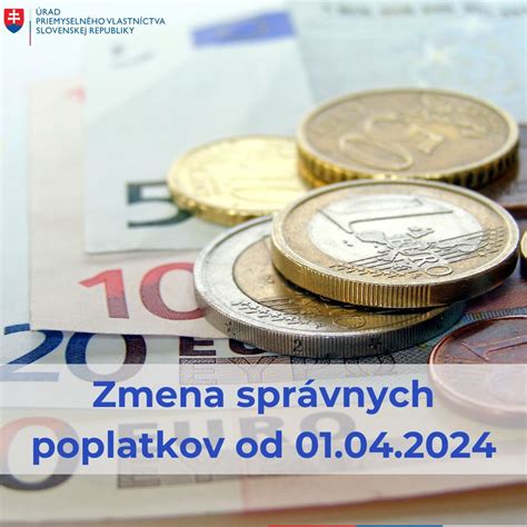 Infografika znázorňujúca zmenu správnych poplatkov od 1.4.2025