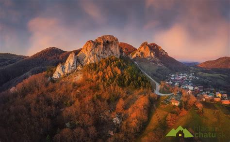 Hrad Vršatec z diaľky