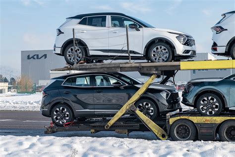 Diagram zobrazujúci rozdelenie kategórií automobilov v ponuke Kia