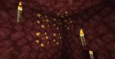 Ilustrácia nether kremenného rudy v Minecrafte