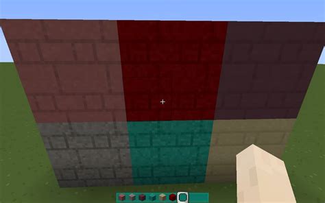 Rozmanitosť stavebných blokov v Minecrafte