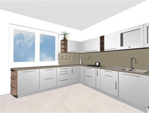 Pôdorys kuchyne v tvare L