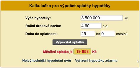 Infografika znázorňujúca rozloženie mesačnej splátky hypotéky