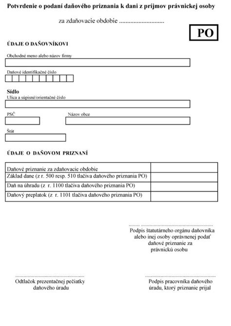 Schematický diagram zobrazujúci časovú os vzniku daňovej povinnosti a podania priznania