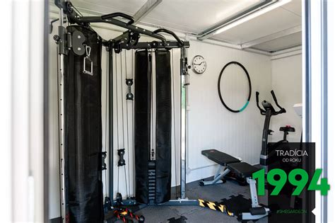 Návrh domácej posilňovne v garáži