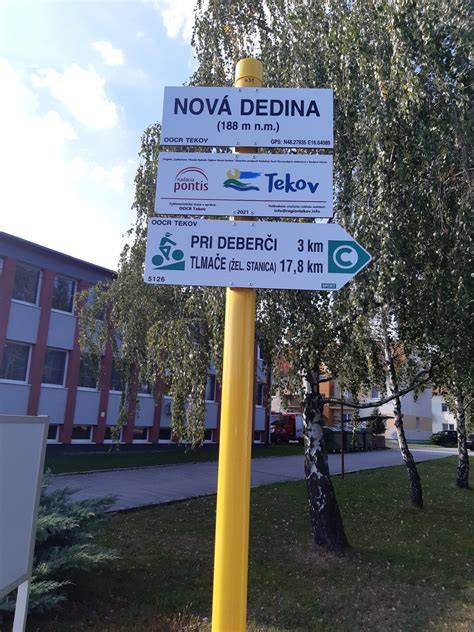 mapa obce Nová Dedina