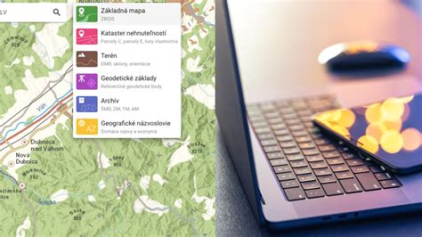 Screenshot webovej stránky katastra s online službami