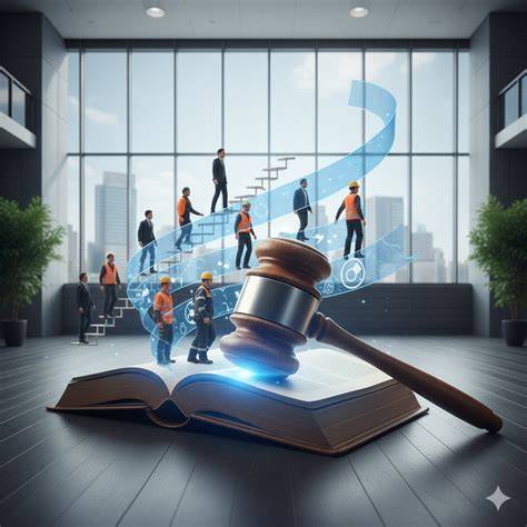 Ilustrácia znázorňujúca zmeny v legislatíve a ich dopad na podnikanie.