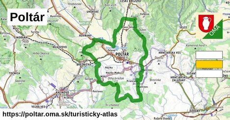 Mapa okresu Poltár