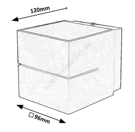 Náčrt záhradného grilu s rozmermi