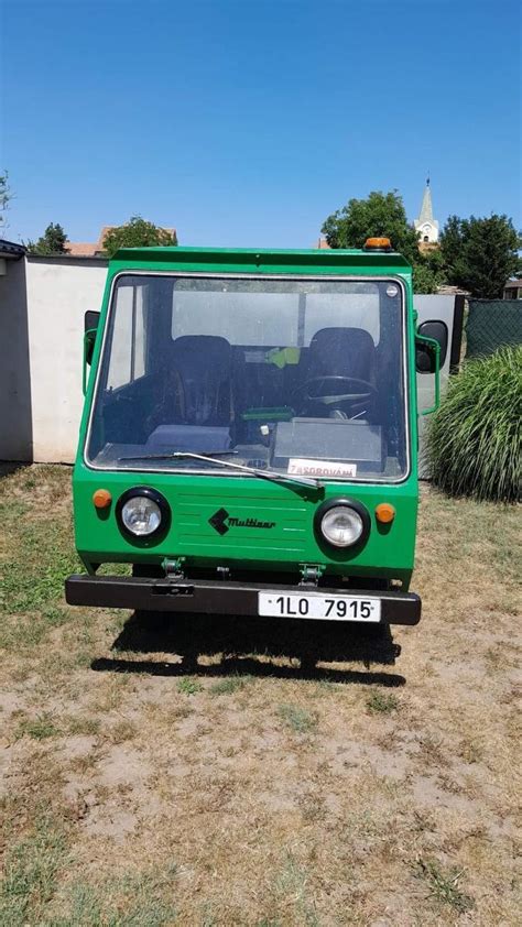 Multicar M25 s prestavanou kabínou na malotraktor