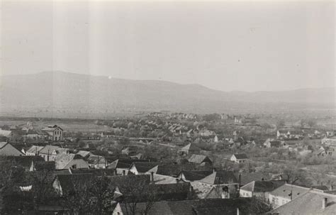 Fotografia zachytávajúca pokojnú ulicu v Tornyosnémeti s rodinnými domami