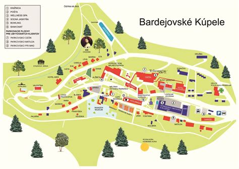 Letecký pohľad na Bardejovské Kúpele s kúpeľnými budovami a okolitou prírodou