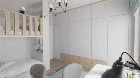 Vizualizácia multifunkčného priestoru v byte