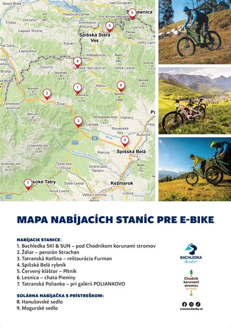 Mapa atrakcií v okolí Ždiaru