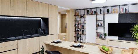 Moderný interiér bytu s prvkami pôvodnej architektúry