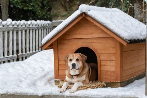 Ilustrácia psa v búde