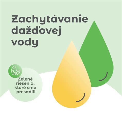 Infografika o zadržiavaní dažďovej vody zelenou strechou
