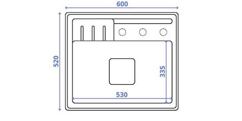 Nákres záhradného grilu s vyznačenými rozmermi