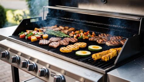 Rôzne druhy jedál pripravené na grile