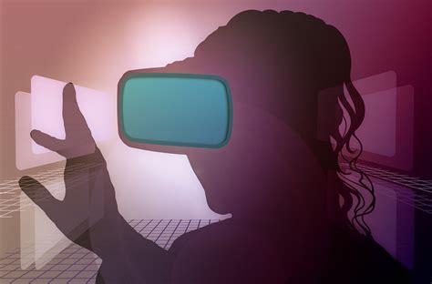Ilustrácia zobrazujúca headset virtuálnej reality