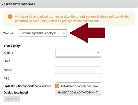 Registrácia trvalého pobytu