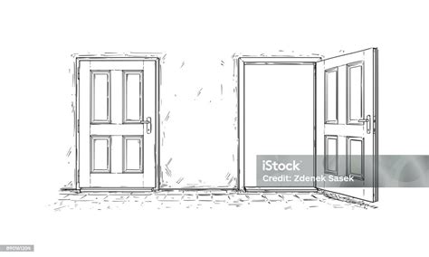 Ilustrační obrázek dveří mezi garáží a domem