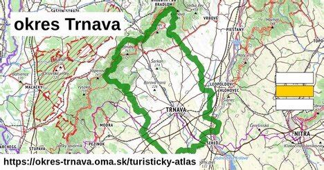 Mapa obce Dlhá, okres Trnava