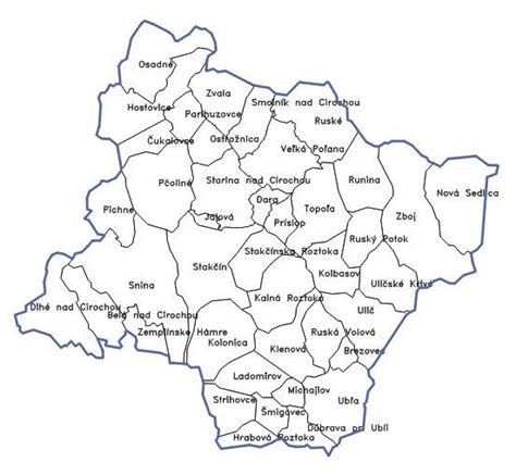 Mapa okresu Žarnovica
