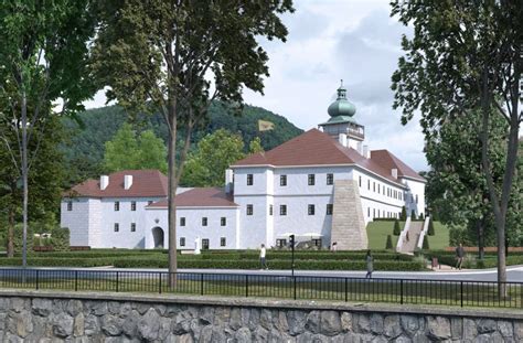 Vizualizácia obnoveného parku kaštieľa