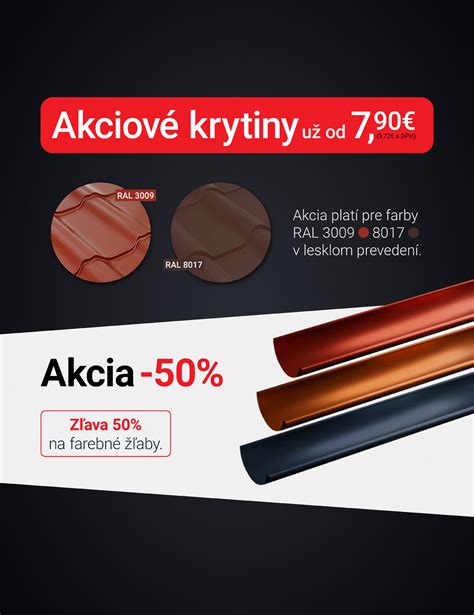 Ukážka rôznych typov plechových strešných krytín