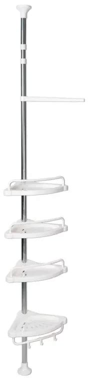 Rohová polica v kúpeľni