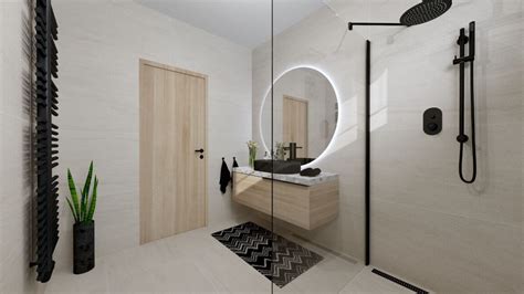 Moderná kúpeľňa s minimalistickým dizajnom