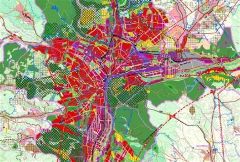 Vizualizácia rozvoja mesta s novými zónami