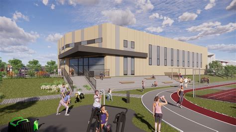 Vizualizácia novej športovej haly