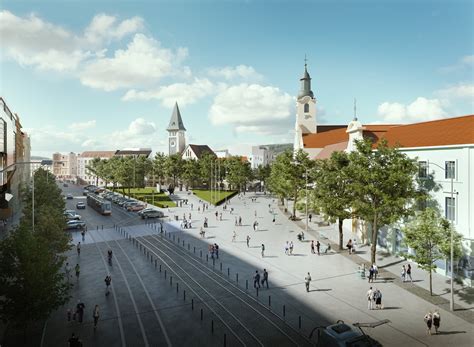 Pohľad na Námestie SNP v Bratislave