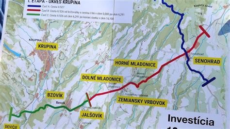 mapa s vyznačenými trasami odvozu a dovozu