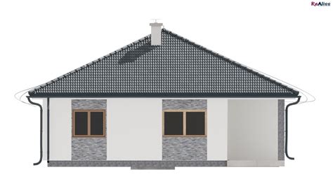 Ilustrácia tradičného indického bungalovu