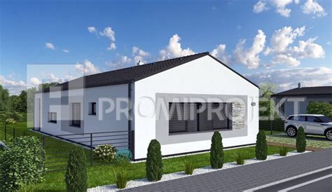 Fotografia ulice s novostavbami bungalovov