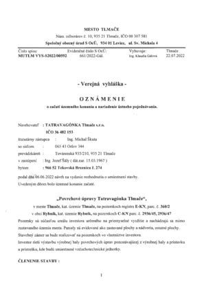 Verejná vyhláška