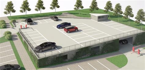 Vizualizácia parkovacieho domu