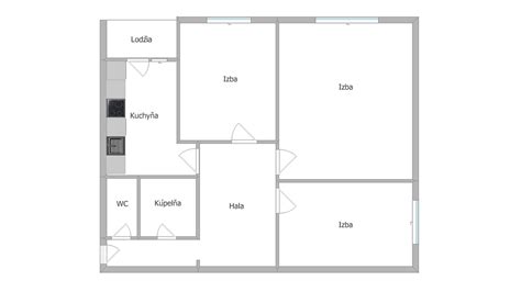 Typická dispozícia 3-izbového bytu