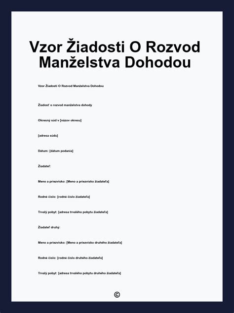 Dokument s formulárom žiadosti