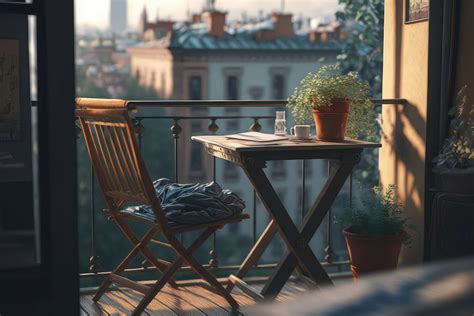 balkón s výhľadom do prírody